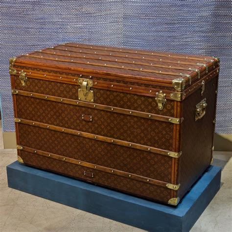 black louis vuitton trunk|Louis Vuitton vintage trunks.